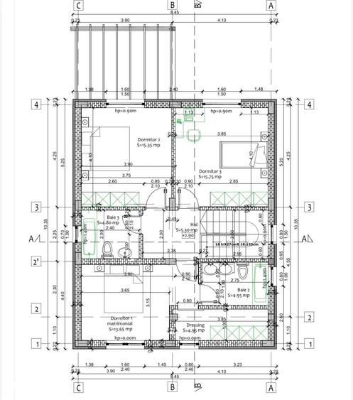 Casă cu 5 camere cu Teren 482 Mp în Central