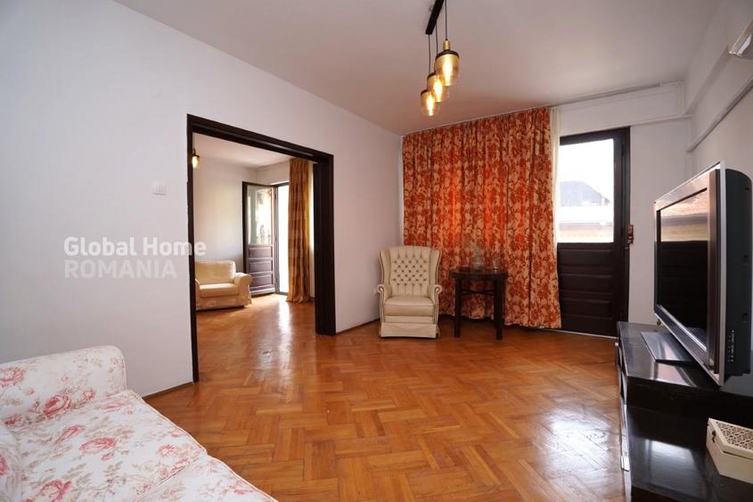 Apartament cu 3 camere circular, mobilat în Universitate