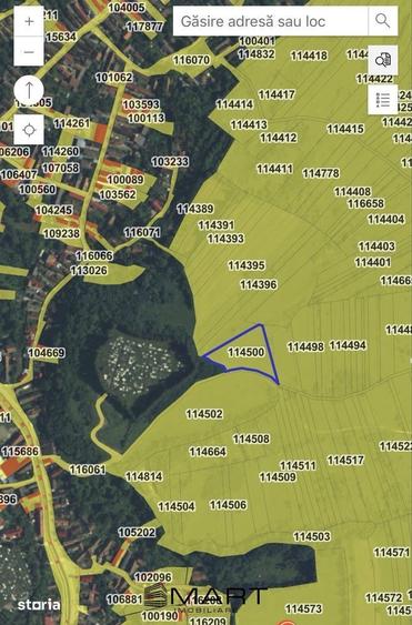 Teren de 3600 mp, în Tărlungeni