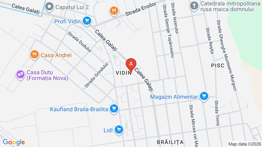 Garsonieră decomandată în Vidin-Progresul