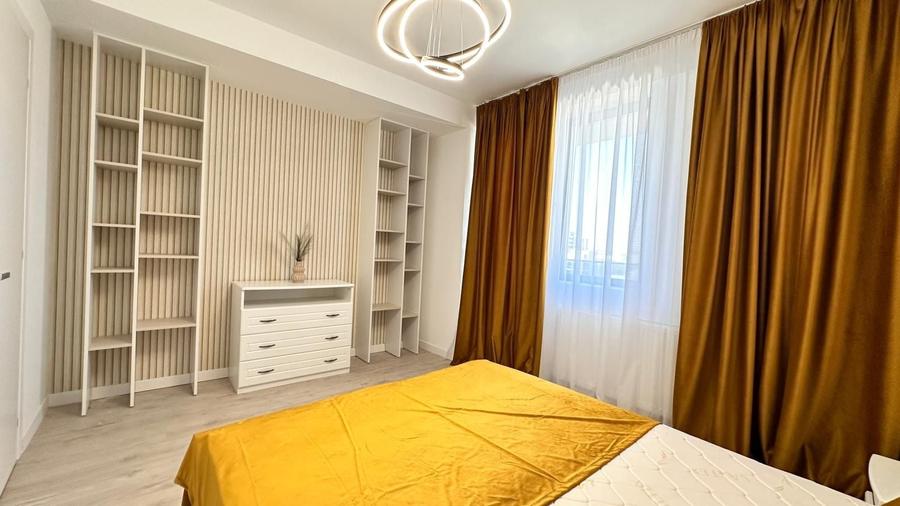 Apartament cu 2 camere semidecomandat, mobilat în Pipera