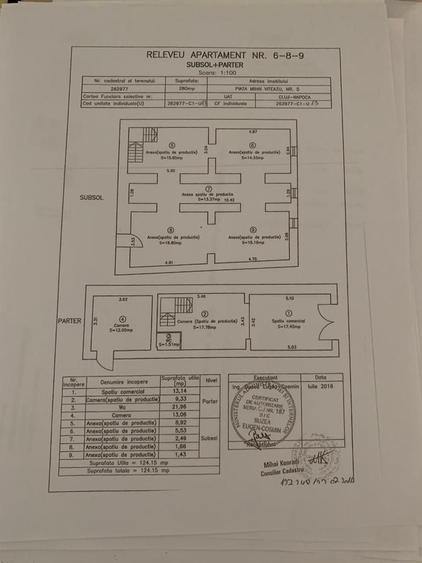 Spațiu comercial, de 124.15000152588 mp, în Ultracentral