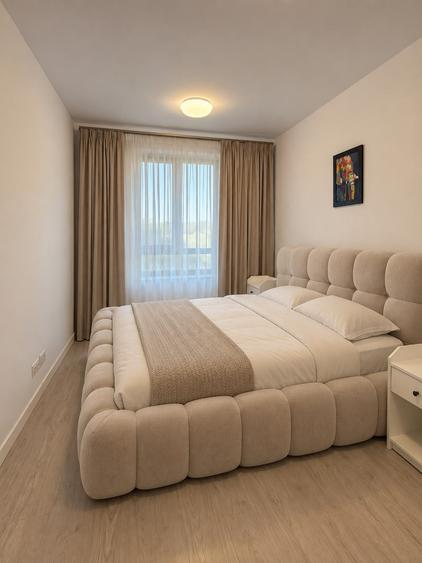 Apartament cu 2 camere nedecomandat, mobilat în Băneasa