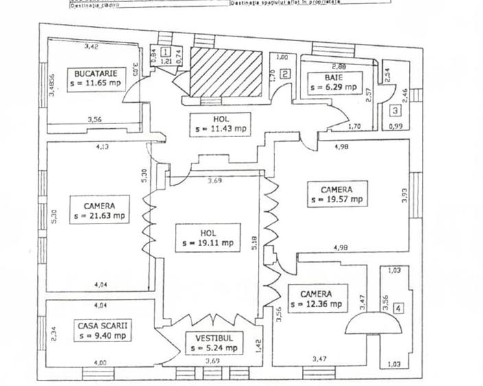 Apartament cu 4 camere decomandat în Kiseleff