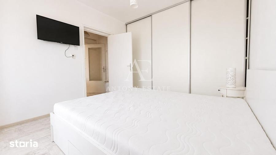 Apartament cu 2 camere semidecomandat, mobilat în Decebal