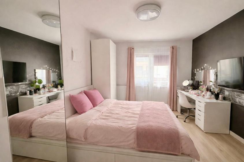 Duplex cu 4 camere cu Canalizare în Popești-Leordeni