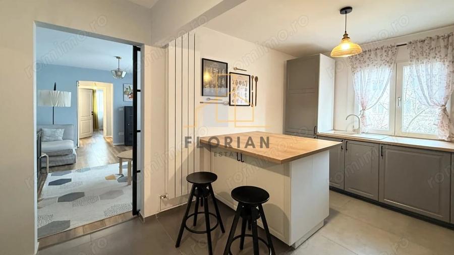 Apartament cu 3 camere semidecomandat, mobilat în Gheorghe Lazăr