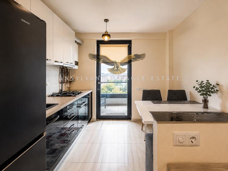 Apartament cu 2 camere semidecomandat, mobilat în Între Lacuri