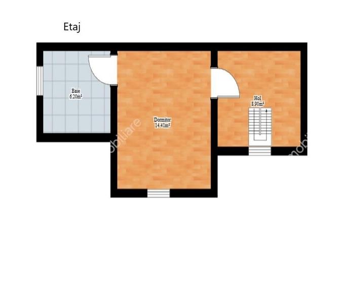 Apartament cu 2 camere, mobilat în Terezian