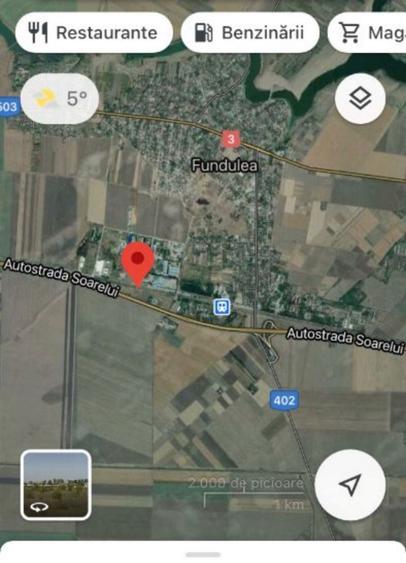 Teren de 1000 mp, în Fundulea