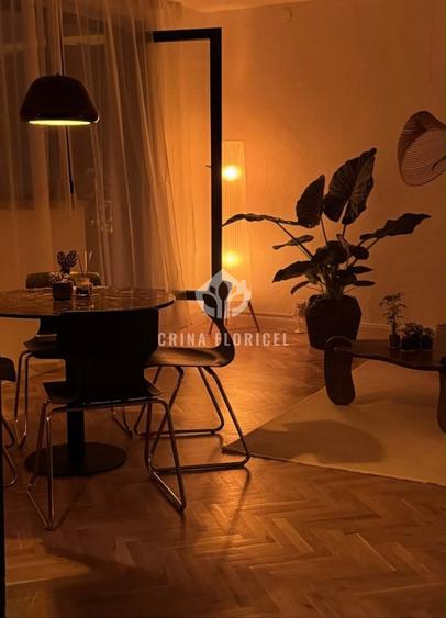 Apartament cu 2 camere semidecomandat, mobilat în Dorobanți