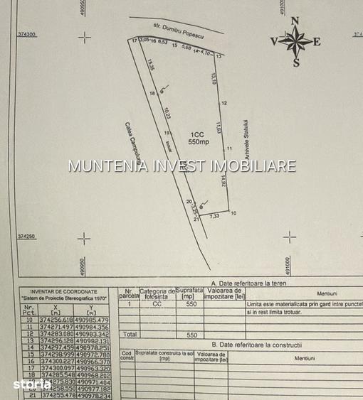 Teren de 2543 mp, în Călinești