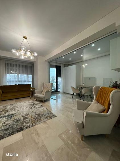Apartament cu 2 camere, mobilat în Nord