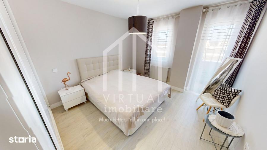 Apartament cu 3 camere, mobilat în Turnișor