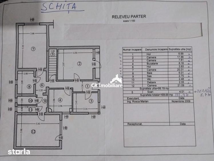 Apartament cu 6 camere, mobilat în Domenii