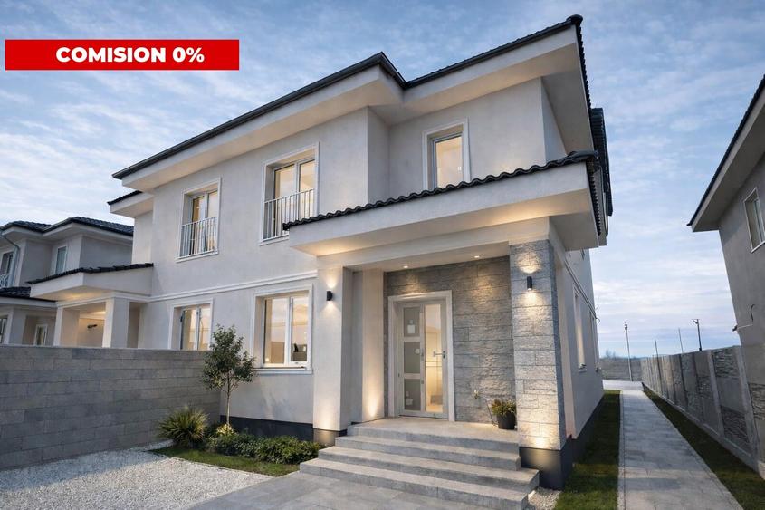 Duplex cu 4 camere cu Teren 270 Mp în Moșnița Nouă