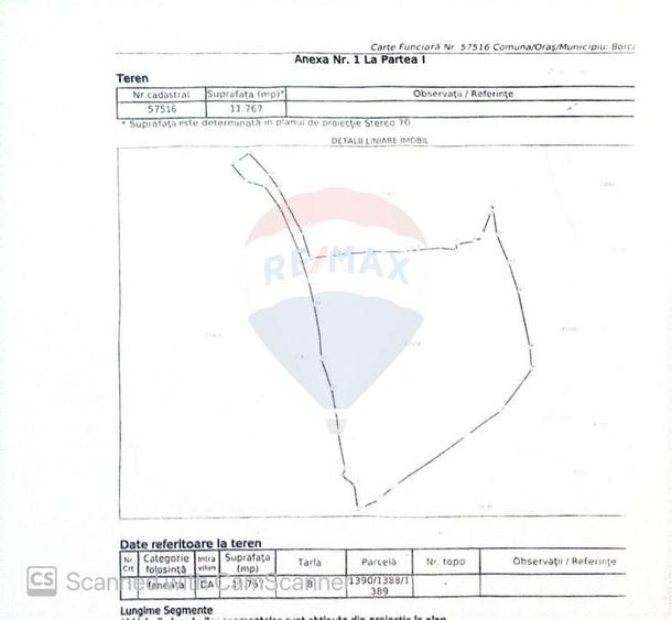 Teren intravilan de 49000 mp, în Borca