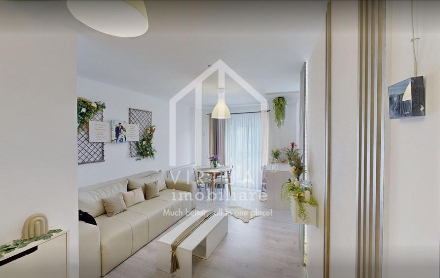 Apartament cu 2 camere semidecomandat, mobilat în Șelimbăr