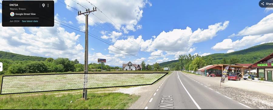 Teren extravilan de 5300 mp, în Cheile Râșnoavei