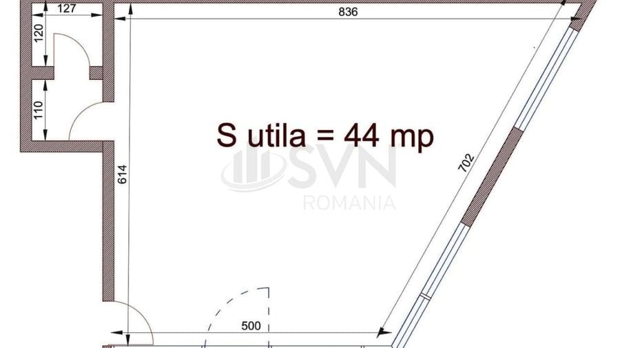 Spațiu comercial, de 44 mp, în Floreasca