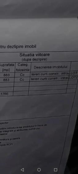 Teren de 880 mp, în Valea Călugărească