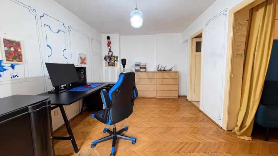 Apartament cu 3 camere decomandat, mobilat în Dorobanți