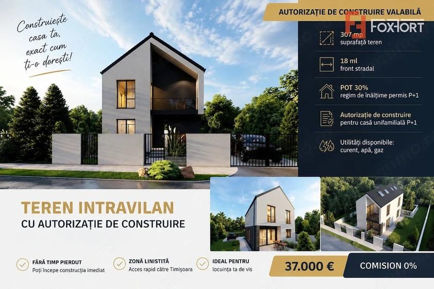 Teren de 307 mp, în Sânandrei
