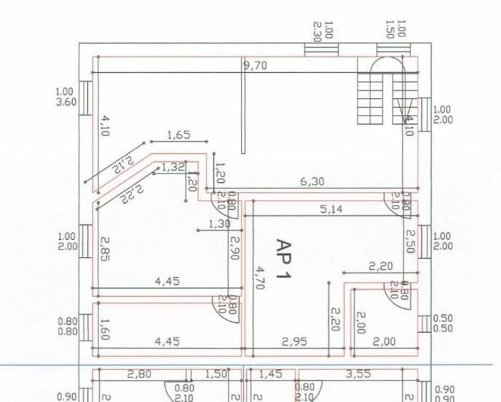 Casă cu 5 camere cu Teren 250 Mp în Măneciu