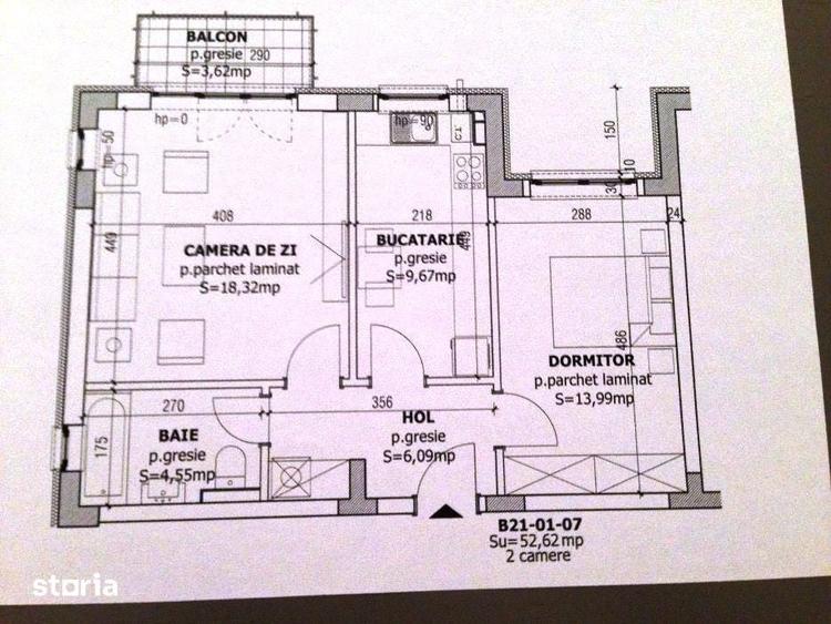 Inchiriem Apartament 2 Camere, Nemobilat, Neutilat, Decomandat, Avantg - 11