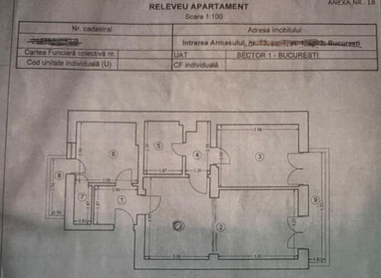 Apartament cu 2 camere în Grădina Icoanei