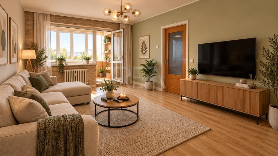 Apartament cu 2 camere decomandat în Titan