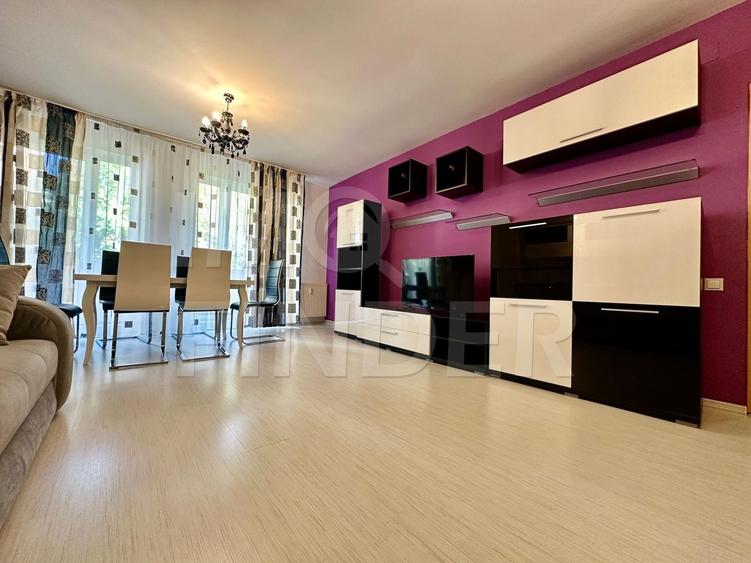Apartament cu 2 camere semidecomandat, mobilat în Zorilor