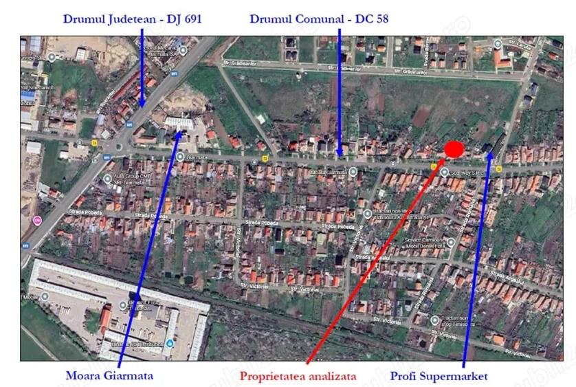 Casă cu 3 camere cu Teren 1549 Mp în Giarmata