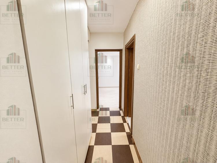 Apartament decomandat - 3 camere - mobilat utilat 60 mp utili - balcon închis - 15