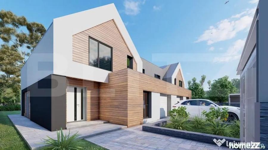 Casa individuala, 4 camere, P+M, proiect superb! zona Stupin - 2