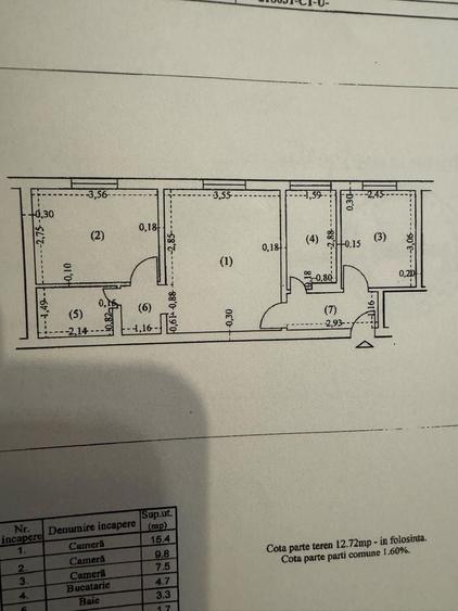 Apartament cu 3 camere decomandat, mobilat în Berceni