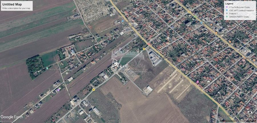 Teren Construcții intravilan de 3000 mp, în Ovidiu