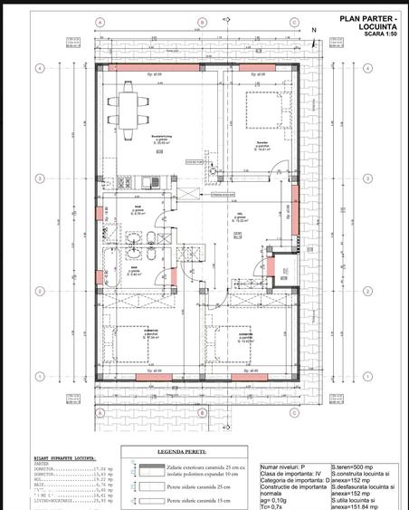 Casă cu 4 camere cu Teren 500 Mp în Baciu