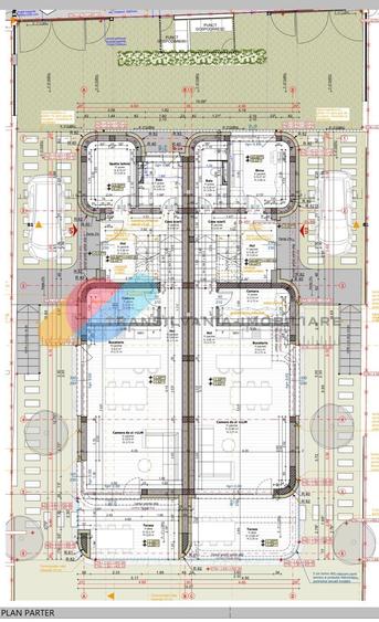 Duplex cu 4 camere cu Canalizare în Iris