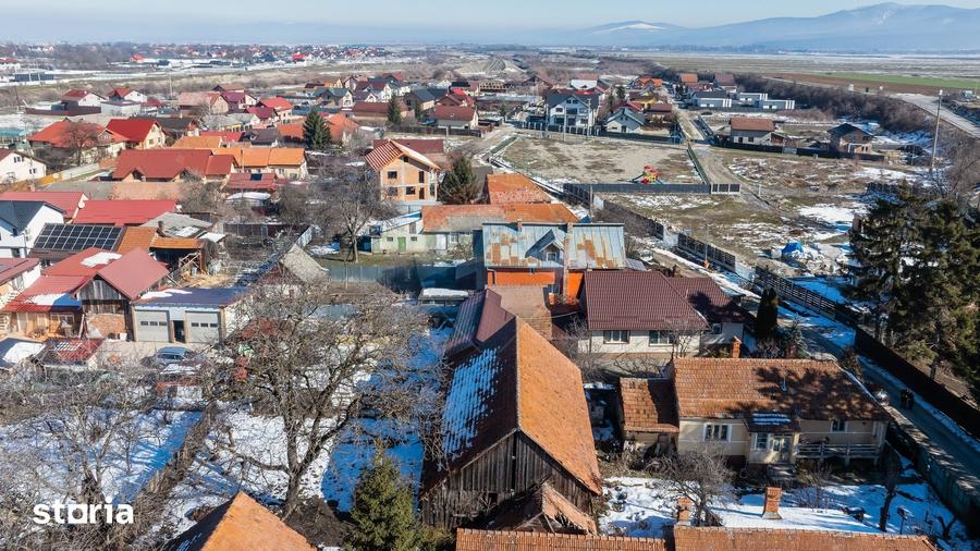 Casă cu 2 camere cu Teren 778 Mp în Tărlungeni