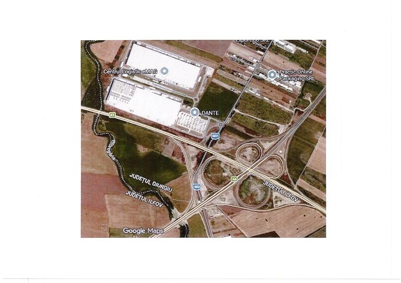 Teren intravilan 17.000 mp A1 km 25 Bolintin-Deal 6 km A0 langa VOLVO - 6