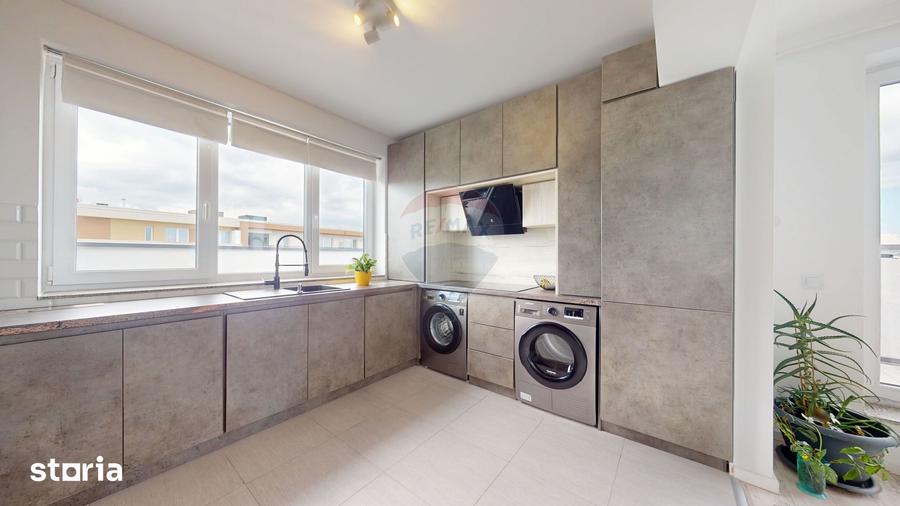 Apartament cu 4 camere decomandat, mobilat în Tractorul
