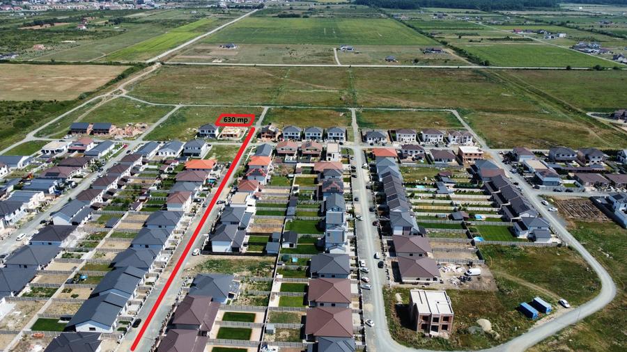 Teren Construcții intravilan de 630 mp, în Moșnița Nouă
