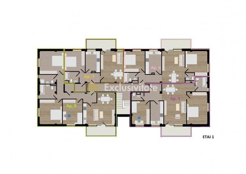 Apartament cu 2 camere în Central