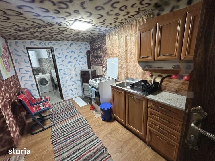 Casă cu 2 camere cu Teren 1000 Mp în Central