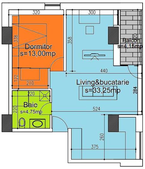 Apartament 2 camere in bloc nou de vanzare - 10