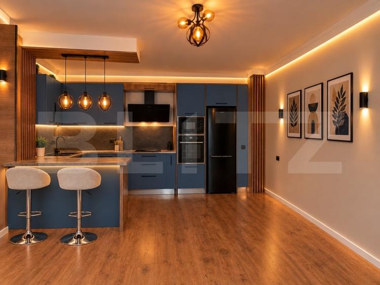 Apartament cu 2 camere semidecomandat, mobilat în Florești