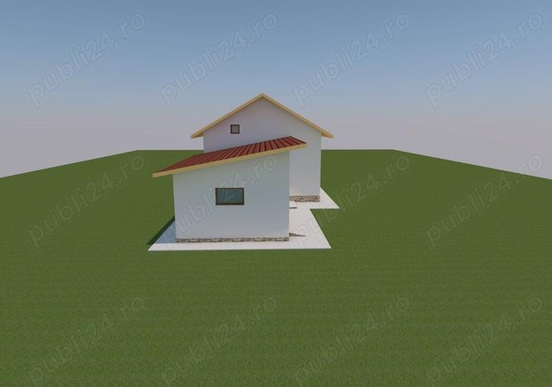 Casă cu 3 camere cu Teren 403 Mp în Roman