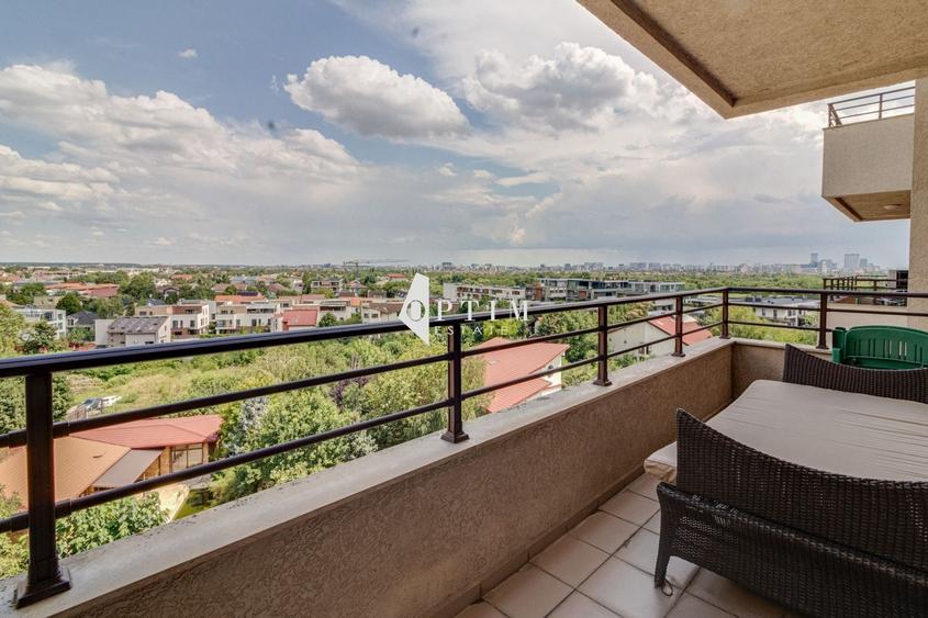 Apartament cu 2 camere semidecomandat, mobilat în Băneasa
