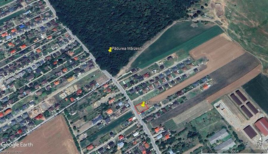 Teren 450 mp Breazu langa Padurea Marzesti - 2